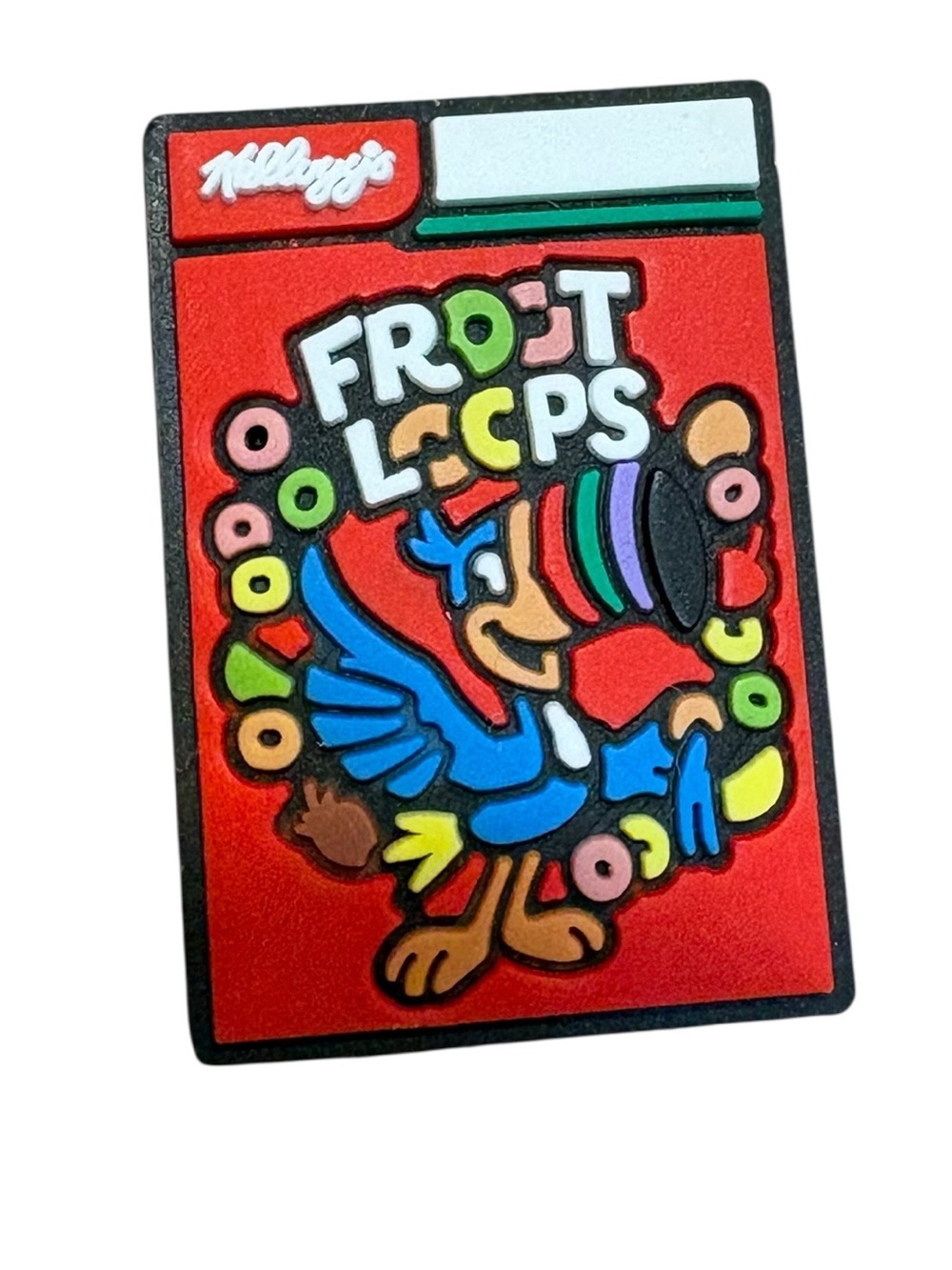 Froot Loops Cereal Box Croc Charm